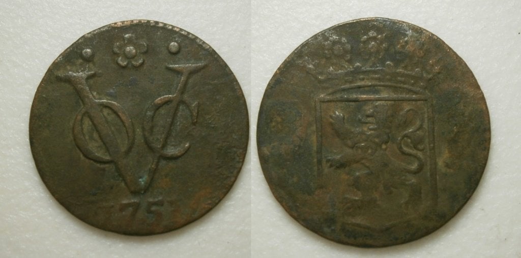 Holland VOC Duit 1751, Ophalen of Verzenden, Vóór koninkrijk, 1 cent, Losse munt