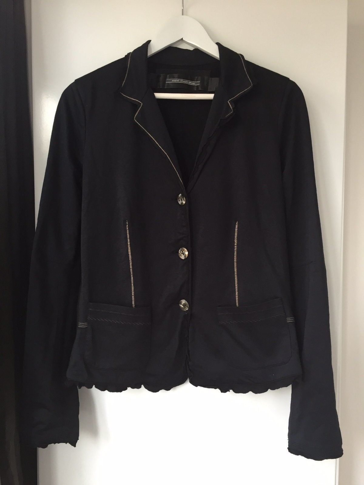 zwart jasje/blazer maat 38/40 GIRBAUD, Maat 38/40 (M), Zwart, Ophalen of Verzenden, Zo goed als nieuw