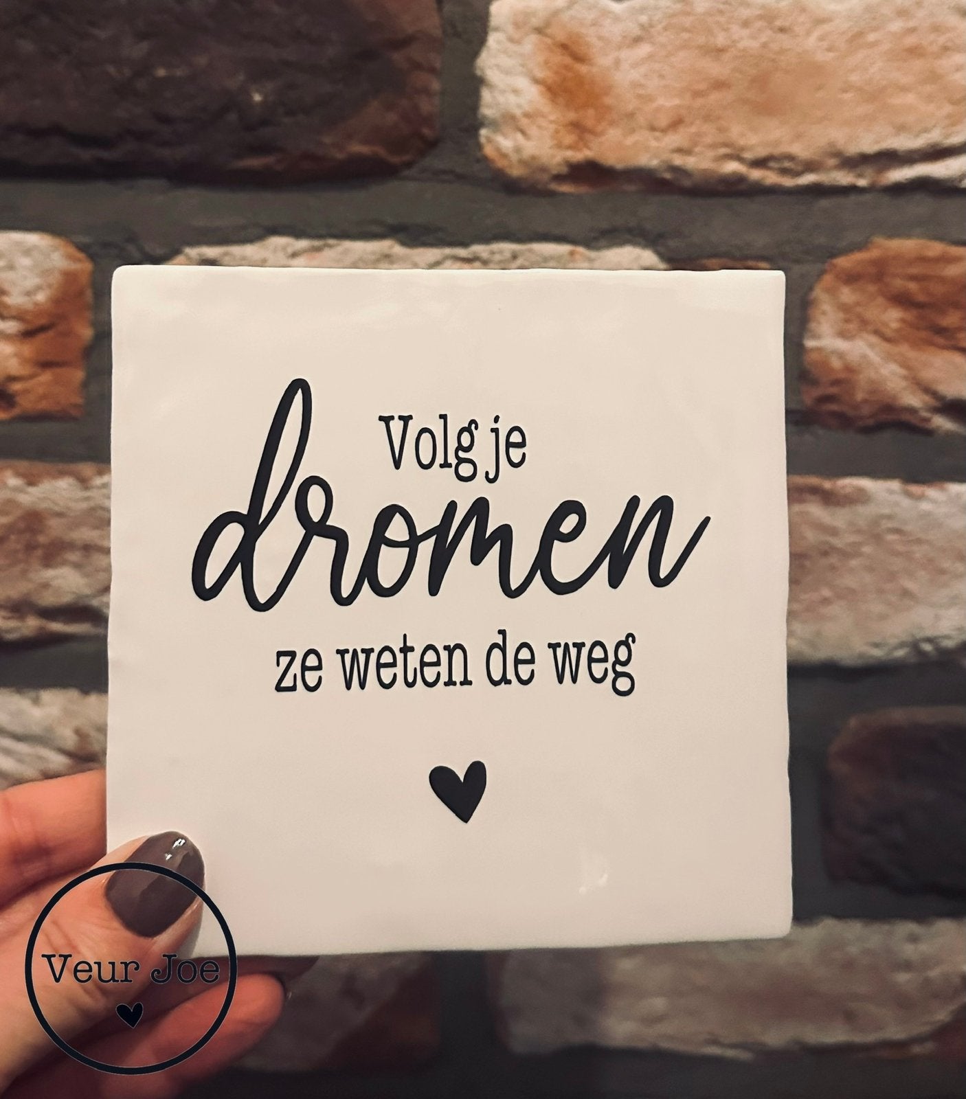 Tegel - volg je dromen, Ophalen of Verzenden, Nieuw