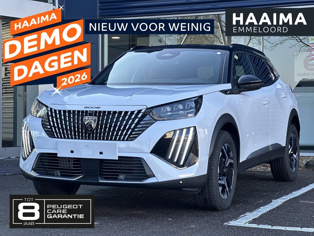 Peugeot 2008 1.2 Hybrid 145 GT | Alcantara | Stoelmassage/-v, Auto's, Peugeot, Bedrijf, Te koop, ABS, Achteruitrijcamera, Adaptive Cruise Control