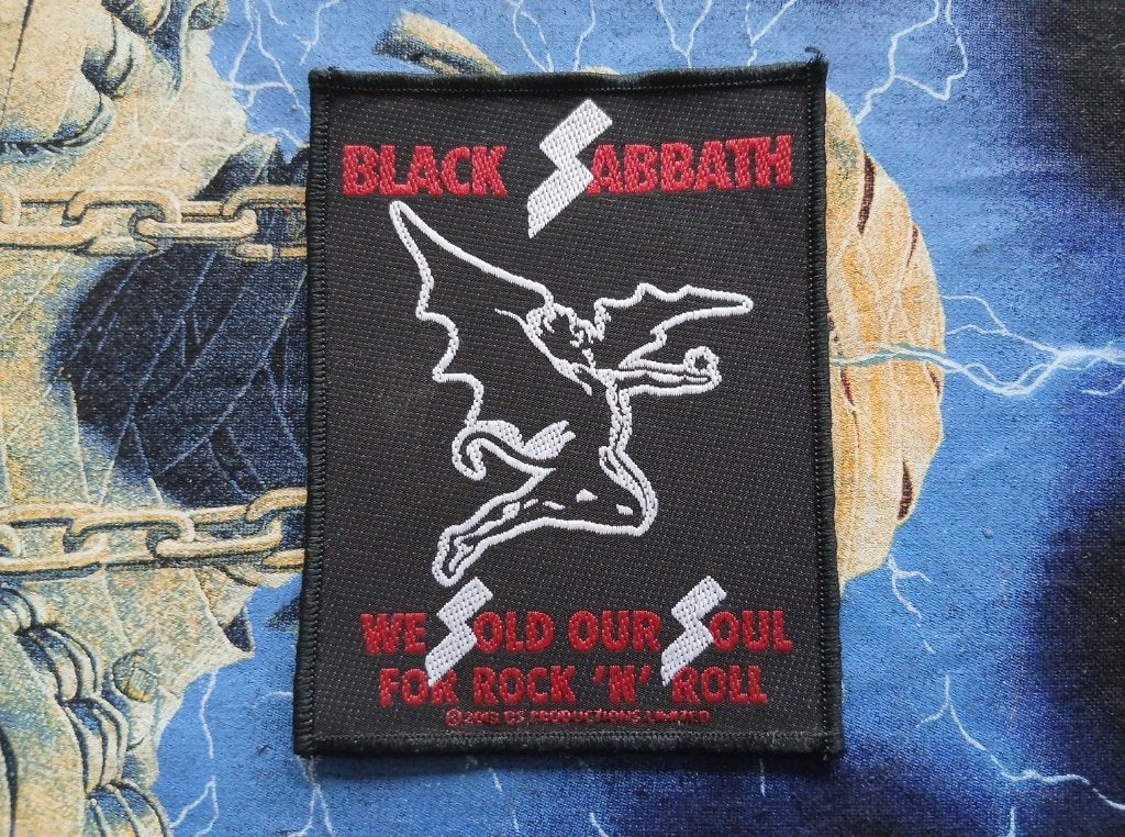 Black Sabbath patch 59 we sold our soul official 2013, Ophalen of Verzenden, Nieuw, Kleding