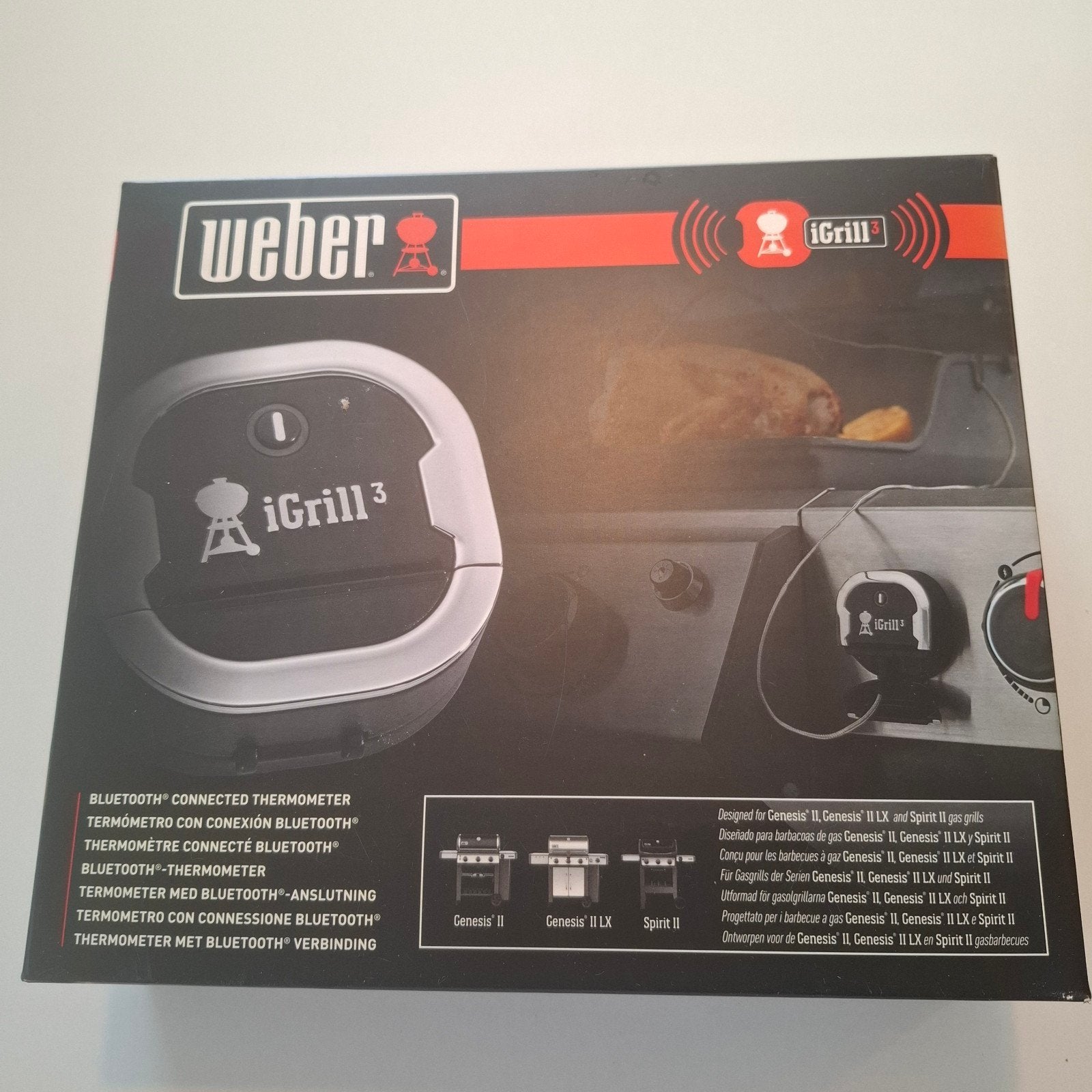 Weber iGrill 3 Bluetooth Thermometer voor BBQ, Ophalen of Verzenden, Nieuw, Weber