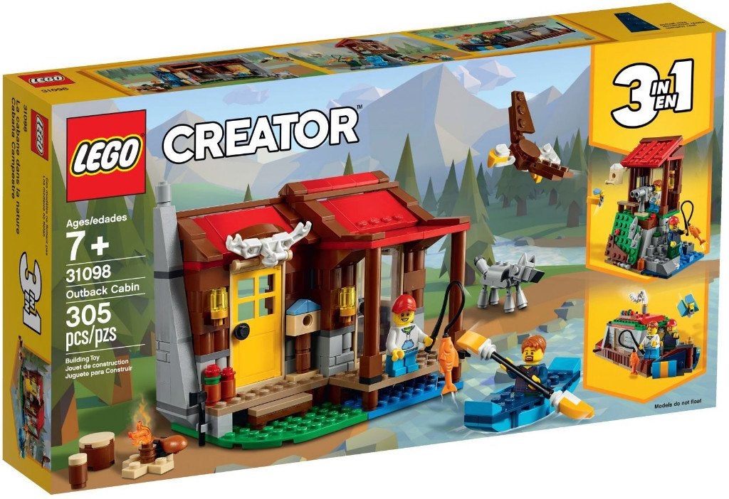 LEGO 31098 CREATOR 3-IN-1 - Hut in de wildernis (sealed), Nieuw, Ophalen of Verzenden, Compleet, Lego
