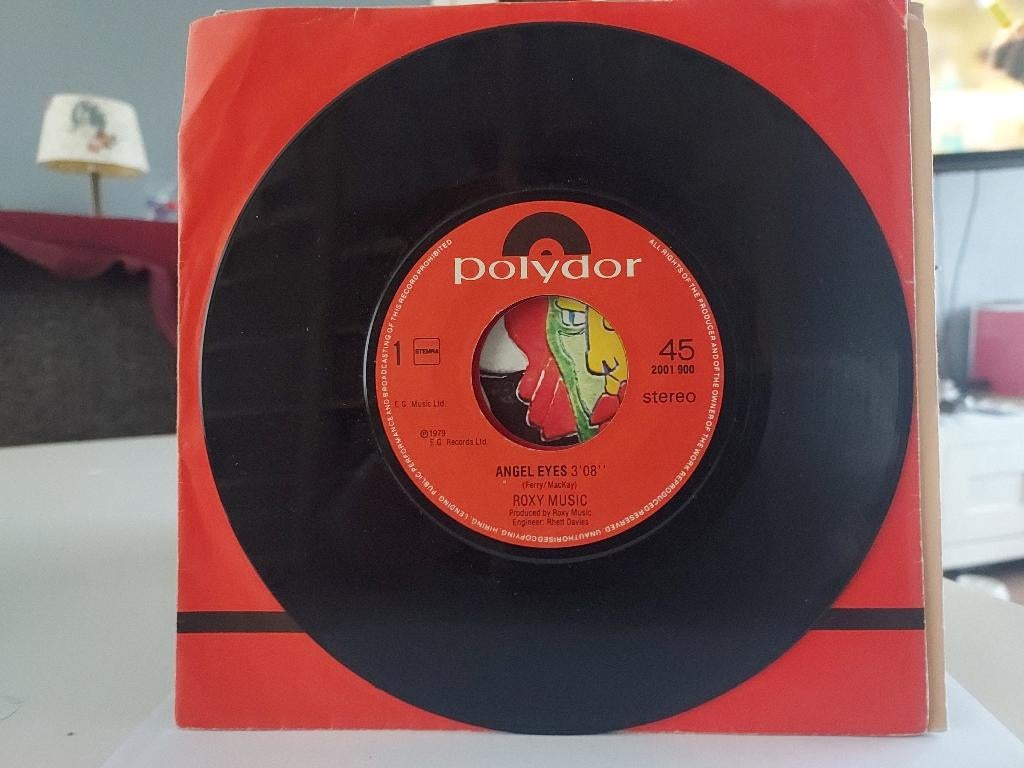 7" Single Roxy Music - Angel Eyes / My Little Girl, Gebruikt, 7 inch, Single, Ophalen of Verzenden