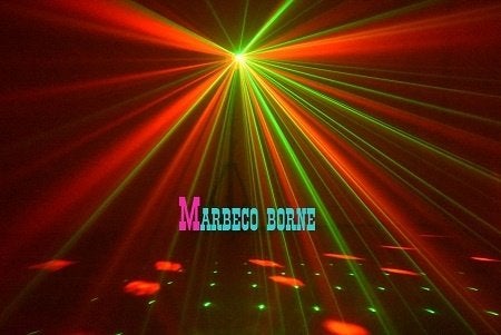 LED licht effect Radical II Derby met strobe en laser RG, Geluidgestuurd, Overige typen, Nieuw, Info@marbeco.nl