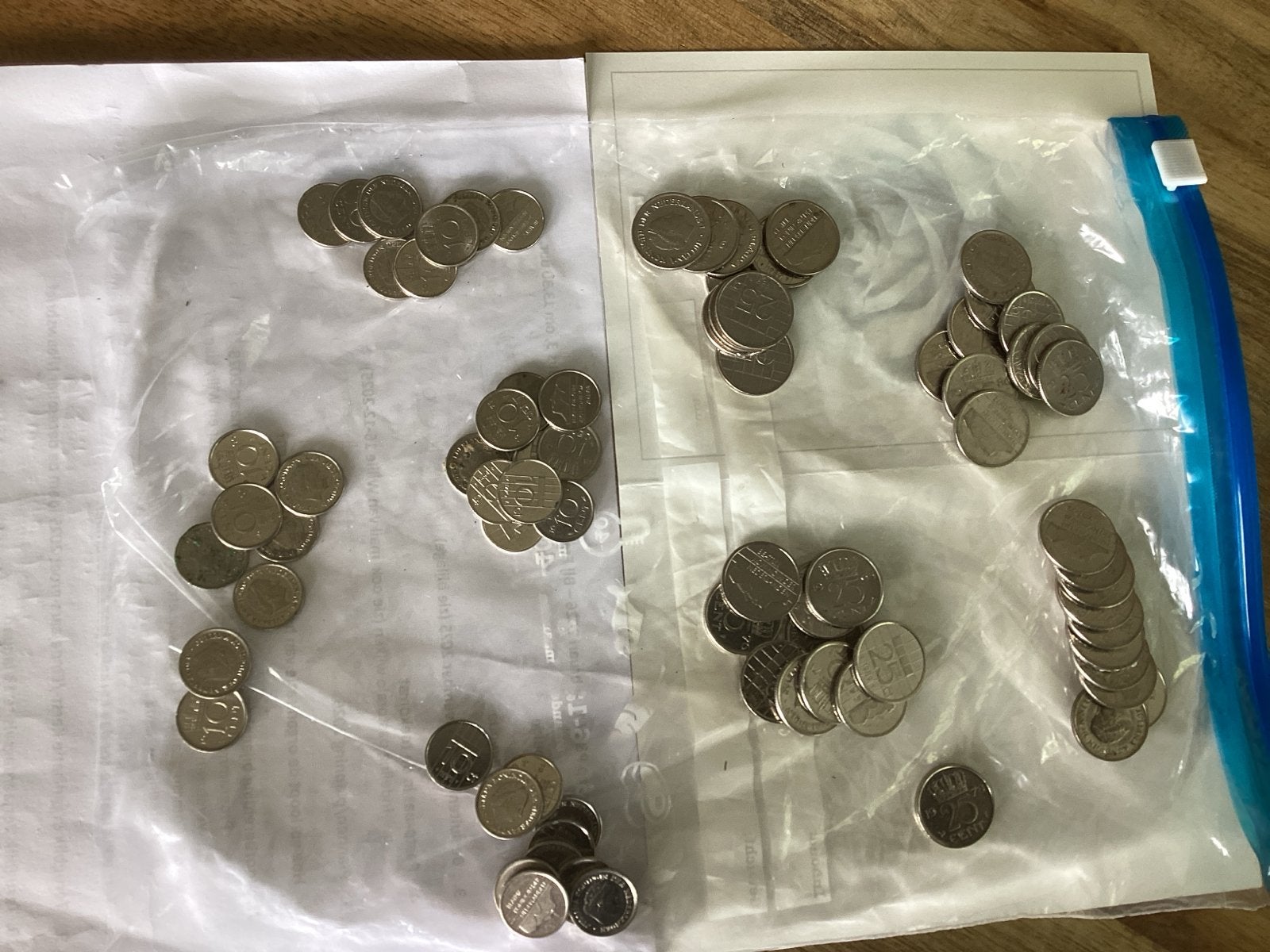 Partij Juliana munten: 41x 25 cent en 40x 10 cent, Koningin Juliana, Setje, Zilver, Overige waardes