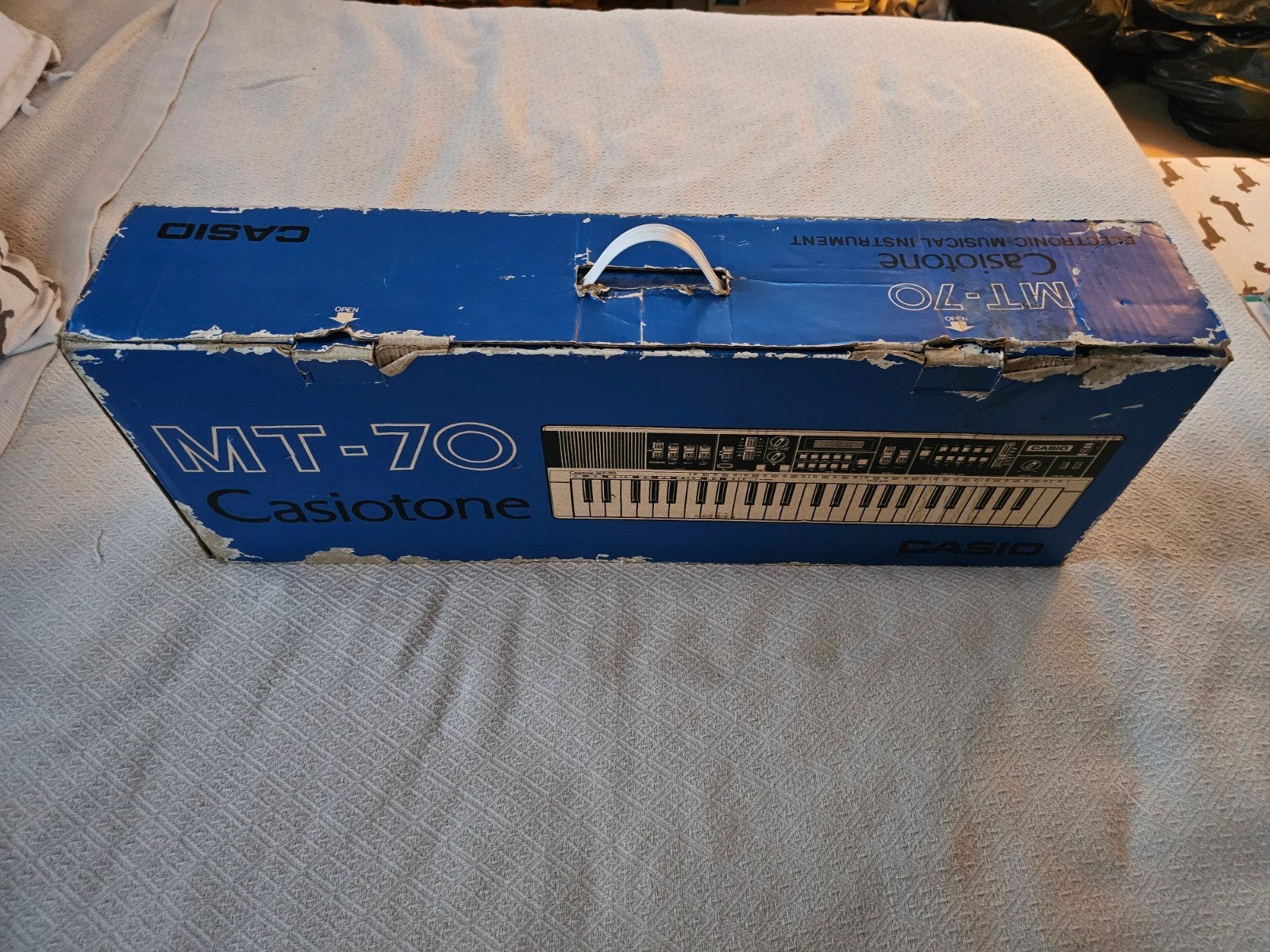 Casio Casiotone MT-70 met accessoires en MS-1 barcode reader, Ophalen