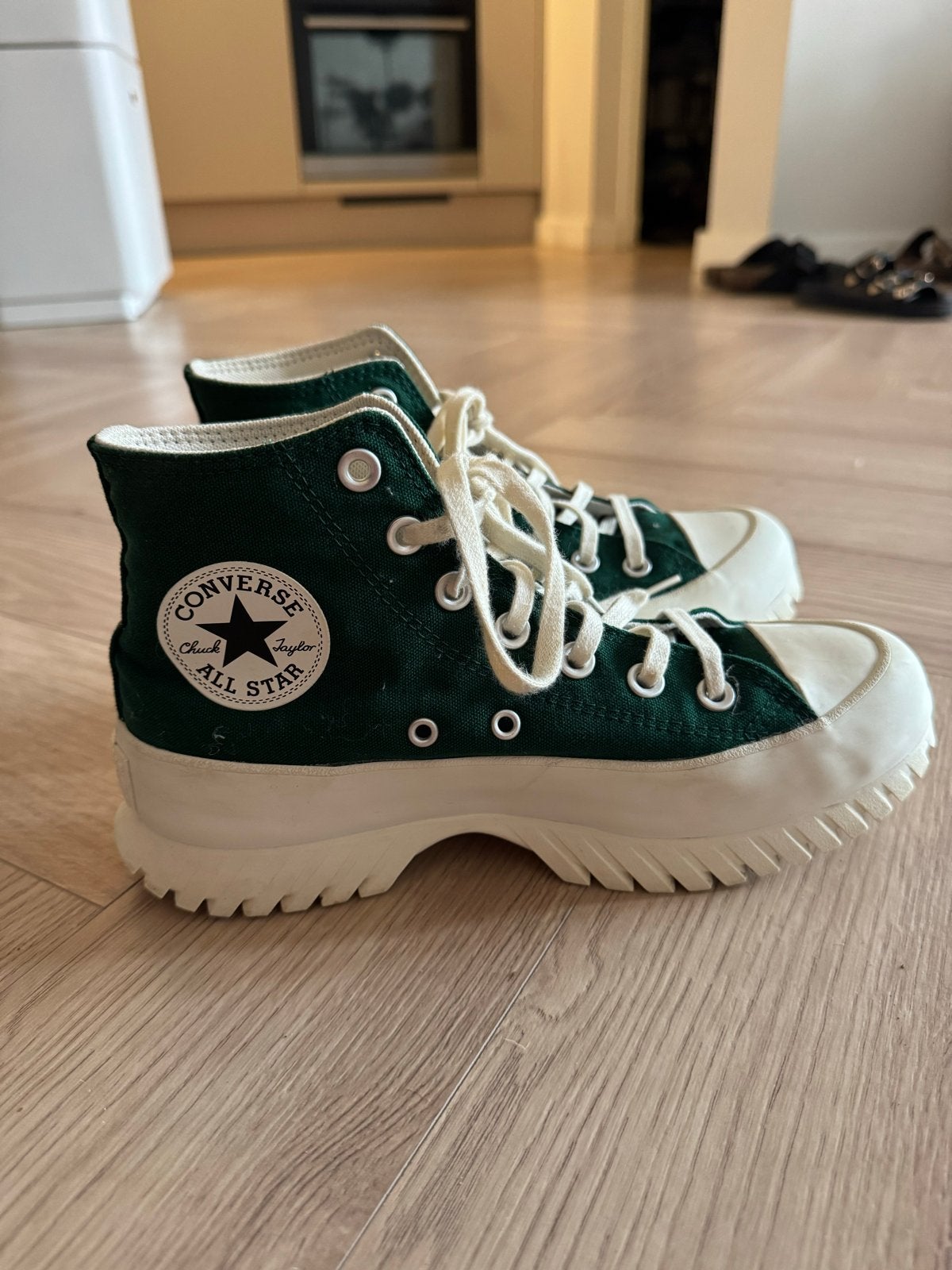 Converse All Stars Chuck Taylor - Groen, Ophalen of Verzenden, Zo goed als nieuw, Groen, Sneakers of Gympen