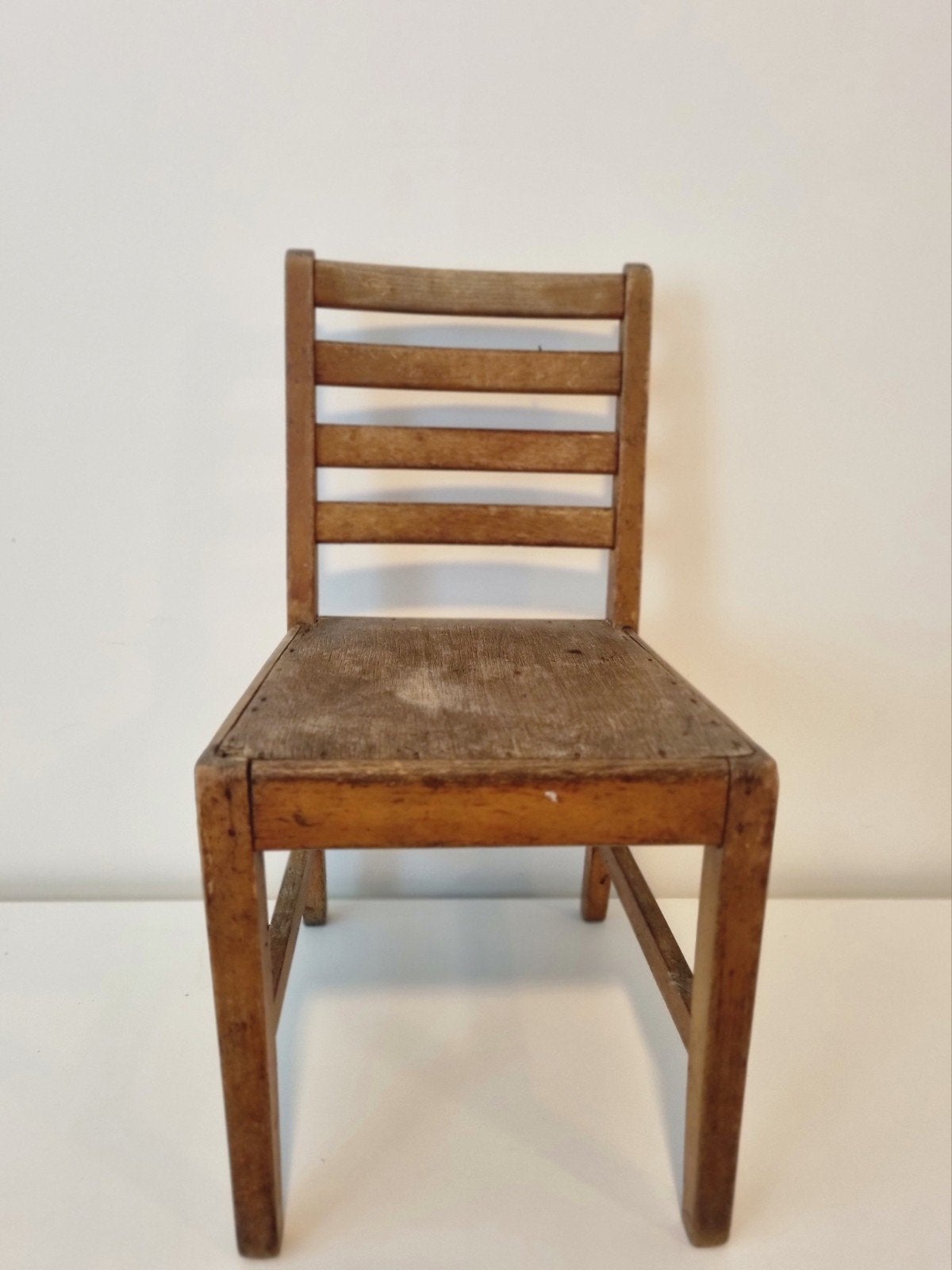Houten kinderstoeltje, Ophalen, Bruin, Eén