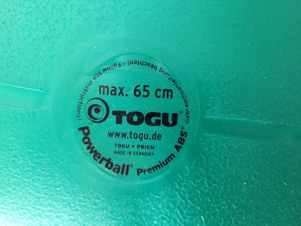 TOGU powerbal, Ophalen, Zo goed als nieuw, Benen, Fitnessbal