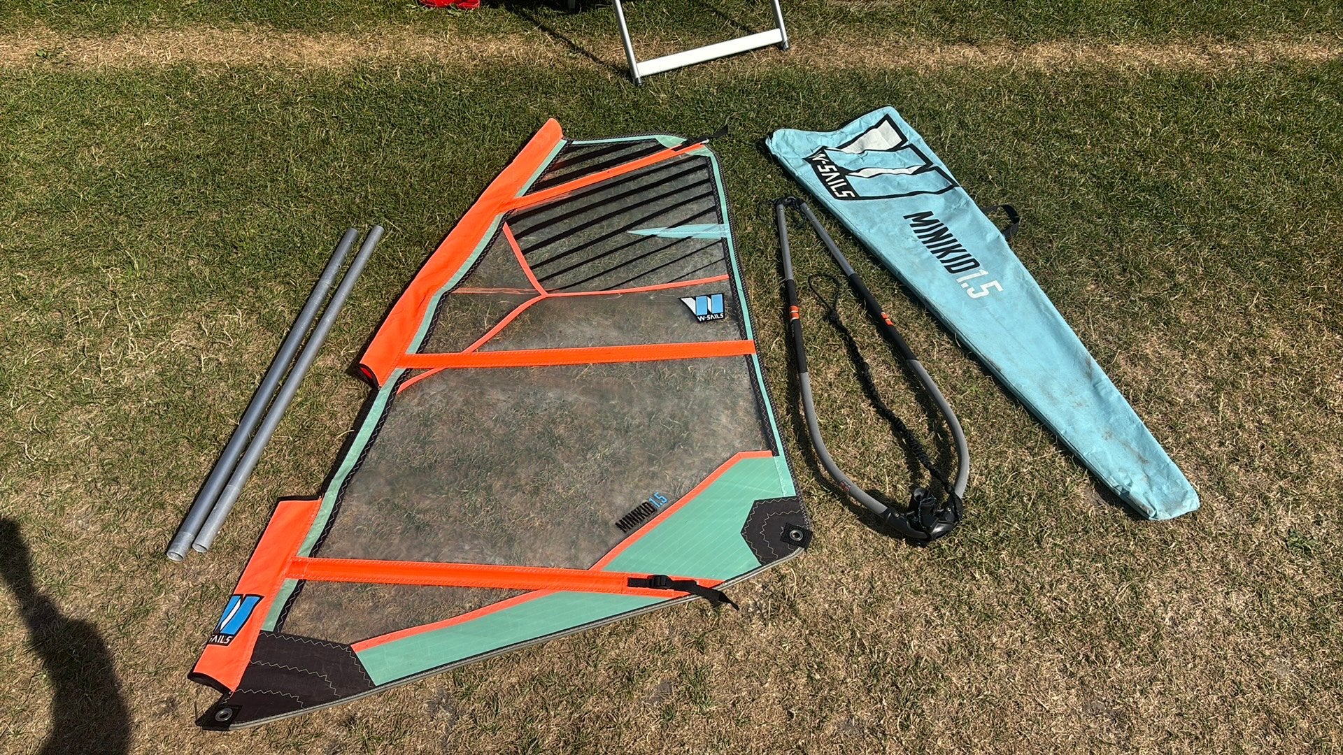Surfzeil 1.5, Watersport en Boten, Windsurfen, Gebruikt, Minder dan 3.5 m², Met draagtas, Zeil