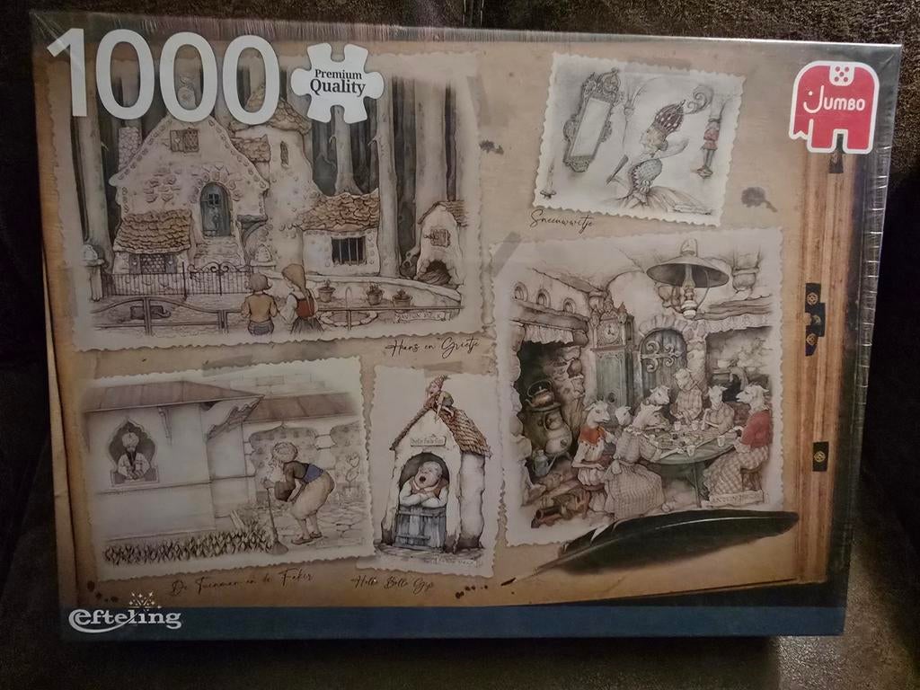 Efteling puzzel, Hobby en Vrije tijd, Denksport en Puzzels, Ophalen of Verzenden, 500 t/m 1500 stukjes, Nieuw
