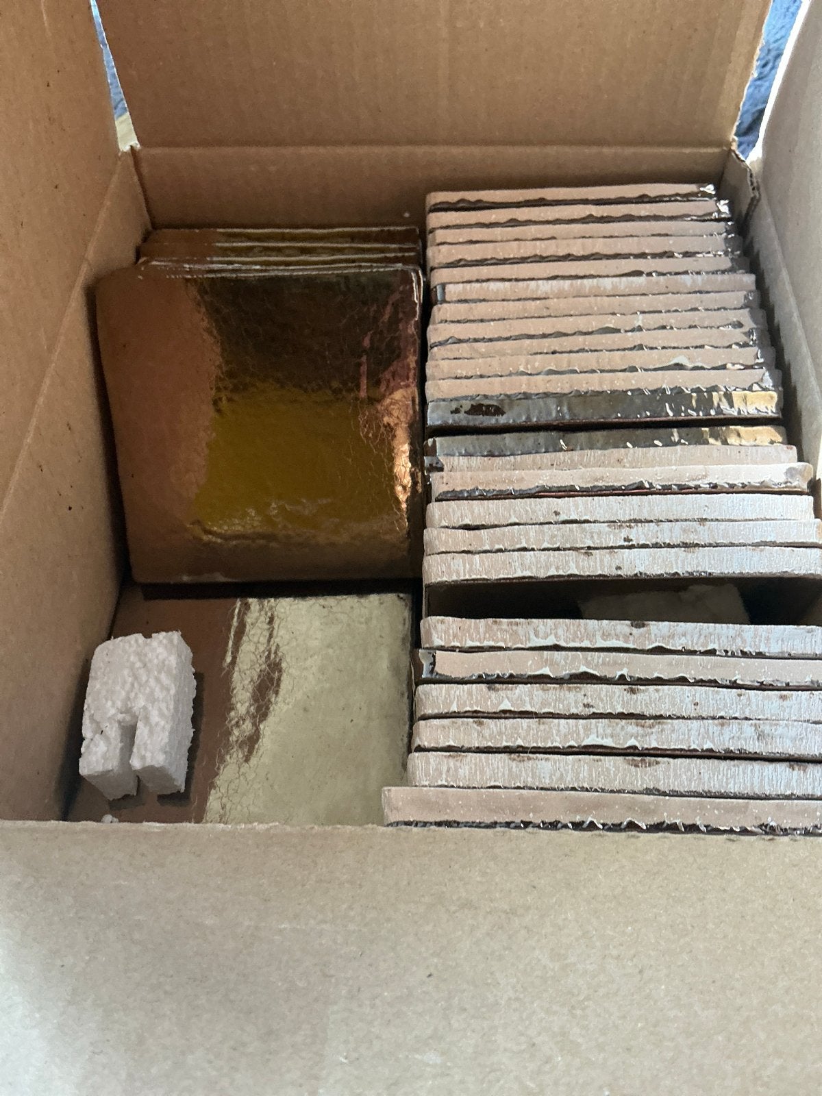 Cottoceramix Oro Brillo tegels 10x10 cm (30 stuks), Ophalen, Nieuw, Minder dan 20 cm, Minder dan 5 m²