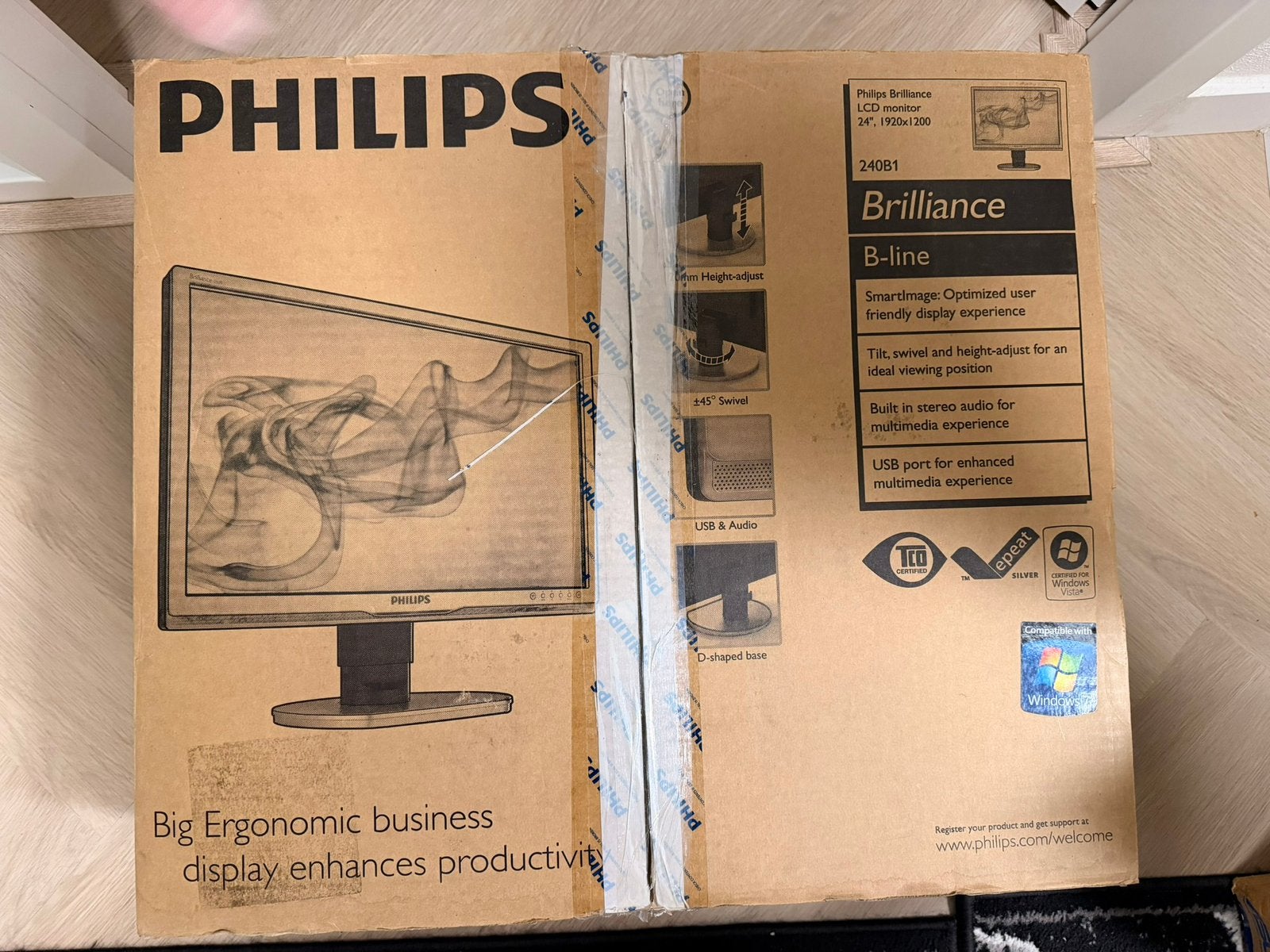 NIEUW | Philips LCD-scherm Monitor 24”, Computers en Software, Monitoren, Ophalen, Nieuw, 61 t/m 100 Hz, Overige typen