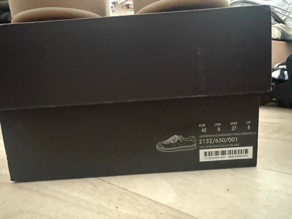 Massimo Dutti sneakers - Zo goed als nieuw, Ophalen, Zo goed als nieuw, Wit, Sneakers of Gympen