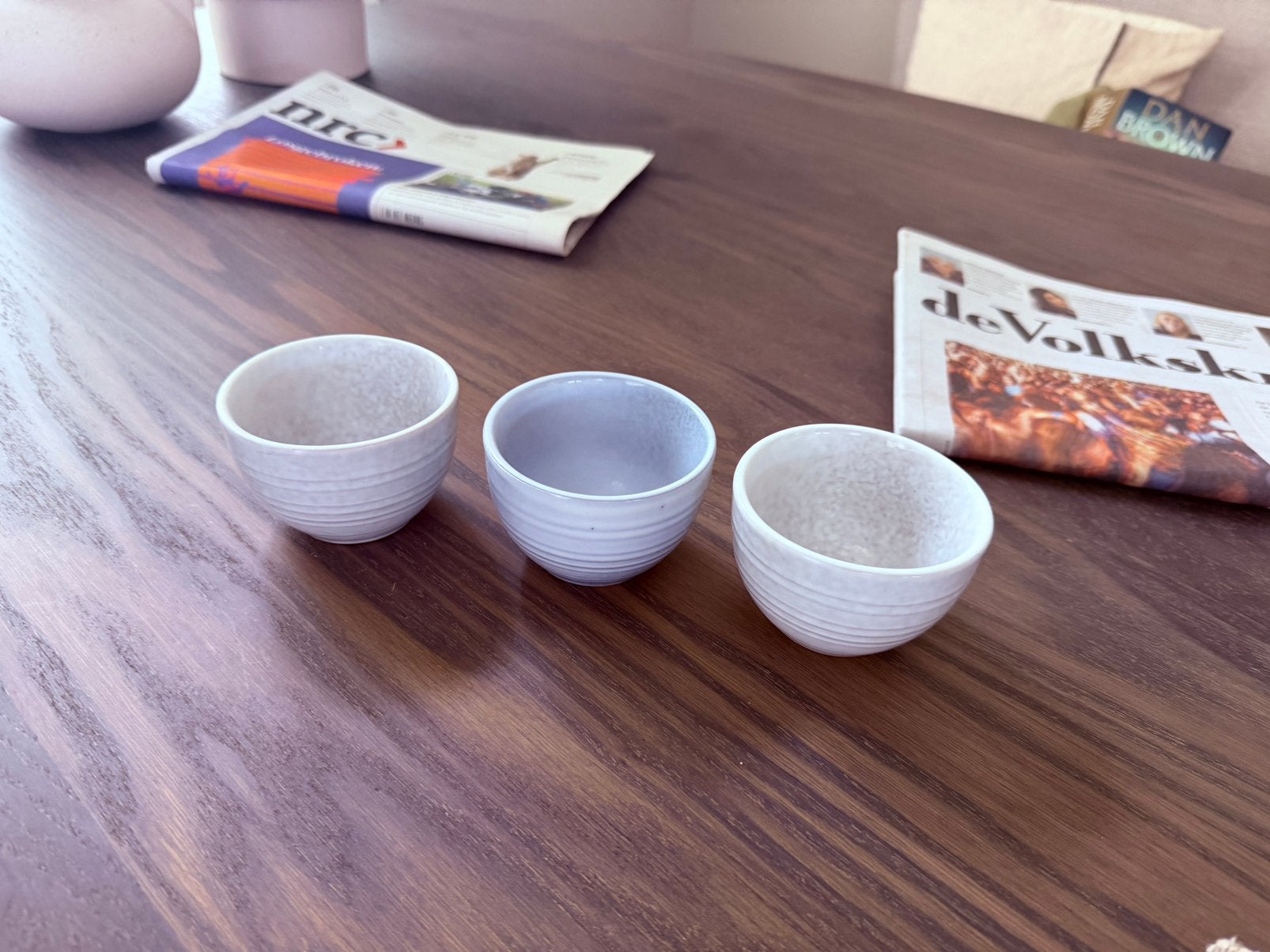 Mooie Keramische Mini-Schaaltjes 3 Stuks Tapas Kommetjes, Ophalen of Verzenden, Zo goed als nieuw