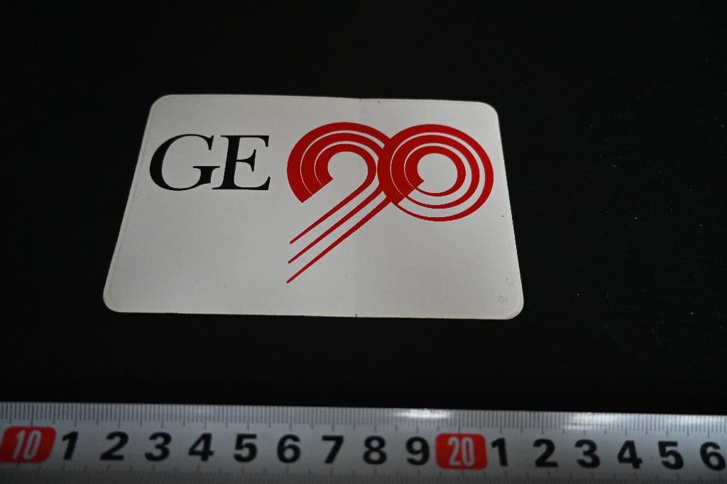 sticker logo GE, Ophalen, Zo goed als nieuw