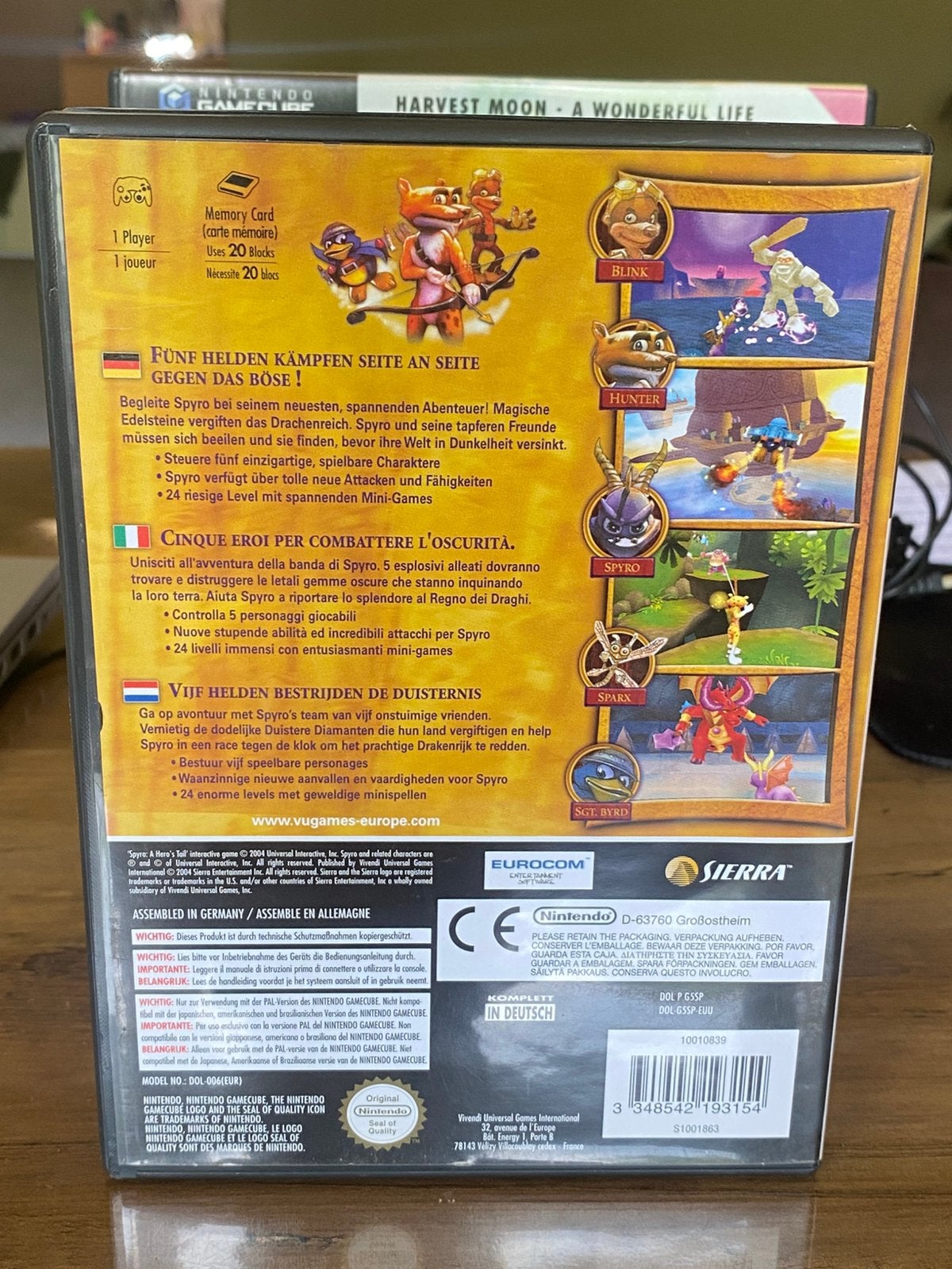 Spyro A Hero’s Tail - Nintendo GameCube - Sierra, Avontuur en Actie, Sierra, Ophalen of Verzenden, Zo goed als nieuw