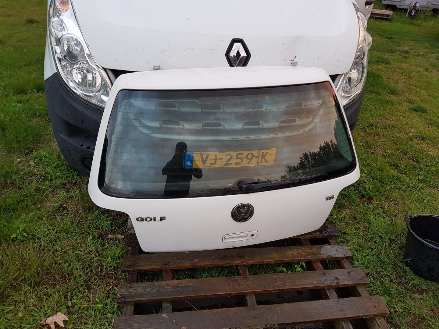 VW GOLF 4 ACHTERKLEP HB  BJ 98 TOT 2003, Gebruikt, -, Ophalen of Verzenden, Achter