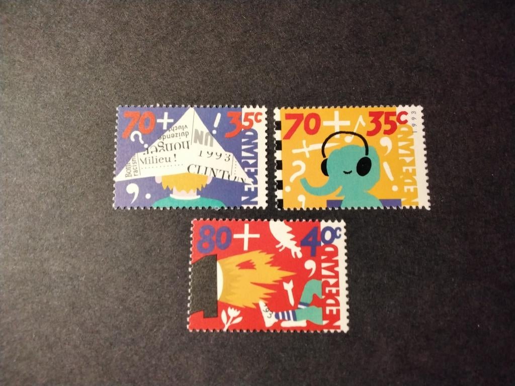 Nederland kinderpostzegels 1993 postfris, Postzegels en Munten, Postzegels | Nederland, Verzenden, Na 1940, Postfris