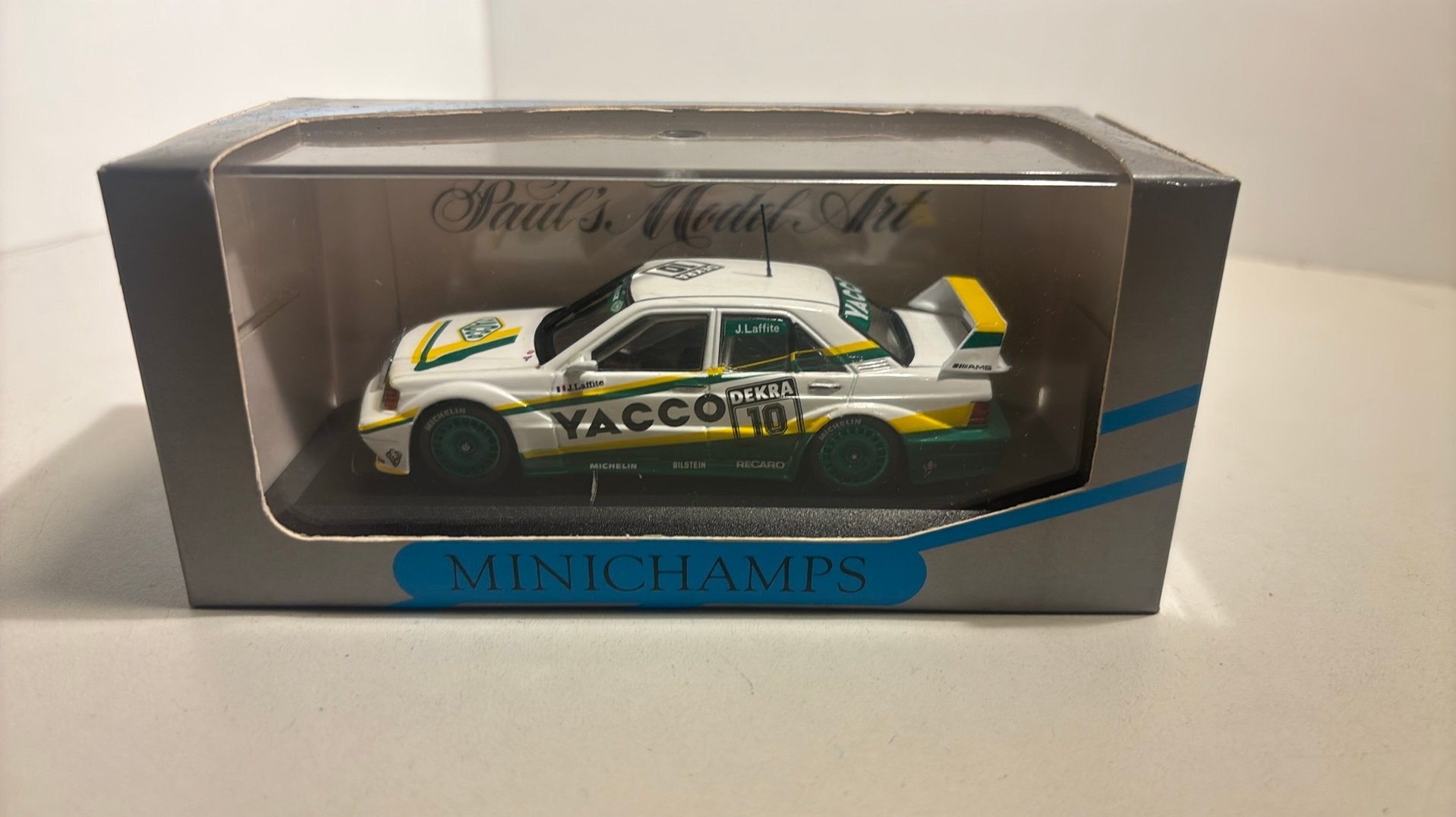 Mercedes 190 E evo 2 minichamps 1.43, Auto, Ophalen of Verzenden, MiniChamps, A