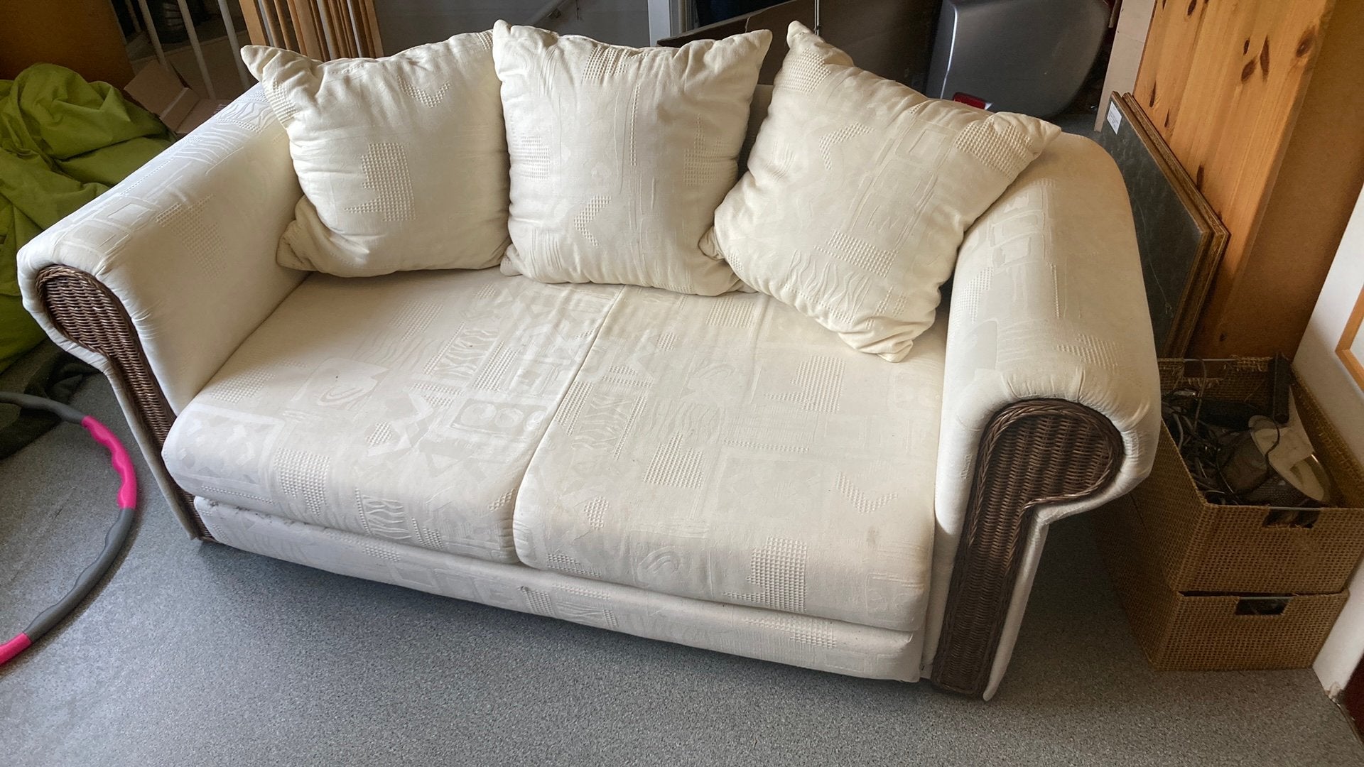 Slaapbank, Huis en Inrichting, Banken | Sofa's en Chaises Longues, Ophalen, Gebruikt, Tweepersoons