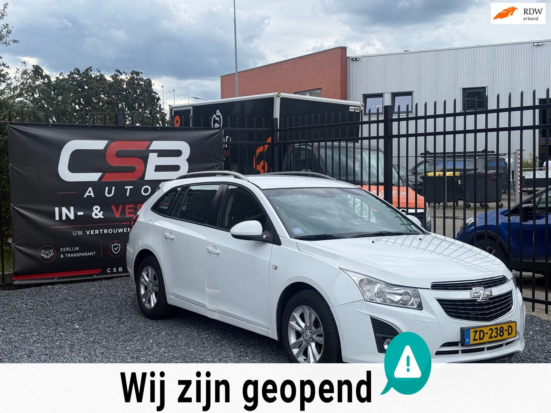 Chevrolet Cruze Station Wagon 1.4T LTZ CLIMA!CAMERA!APK!KOOP, Voorwielaandrijving, Euro 5, Stof, Gebruikt