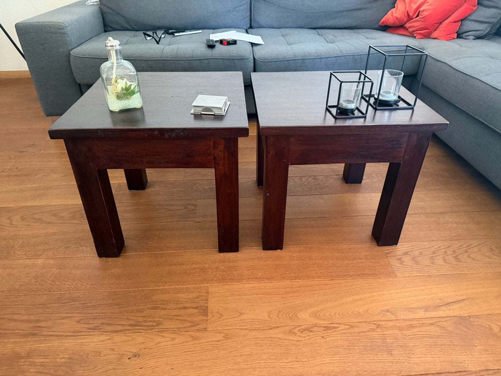 Salontafels 2 stuks, Ophalen, Minder dan 50 cm, Minder dan 50 cm, Zo goed als nieuw