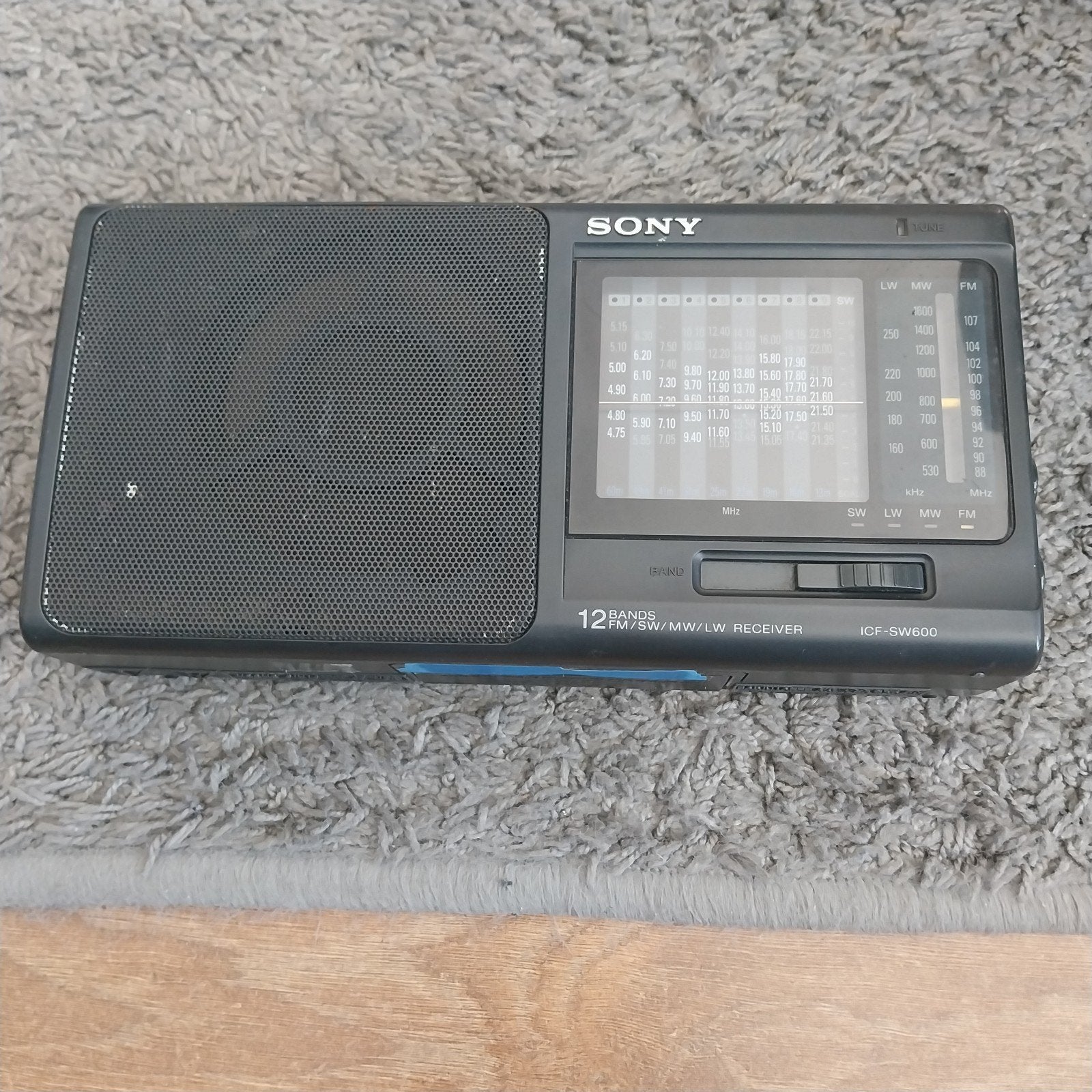 Sony ICF-SW600 12-bands Wereldontvanger, Ophalen of Verzenden, Gebruikt, Wereldontvanger