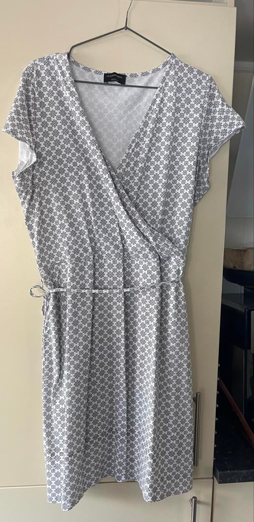 Yessica Fit & Flare Jurk Zwart-Wit Patroon XL, Kleding | Dames, Jurken, Zwart, Maat 46/48 (XL) of groter, Ophalen of Verzenden