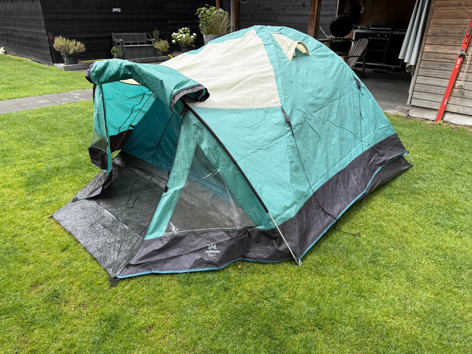 Tent 4 personen, Caravans en Kamperen, Tenten, Ophalen, Gebruikt, Tot en met 4