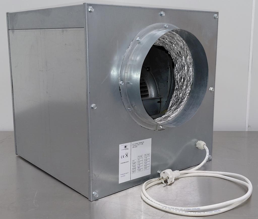 1500 m3/h stille afzuigbox boxventilator S-vent, Ophalen, Gebruikt, Ventilator en Afzuiger