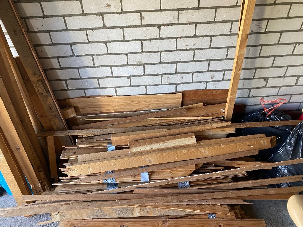 Hout gratis af te halen, Ophalen, Gebruikt, Overige typen, Minder dan 200 cm