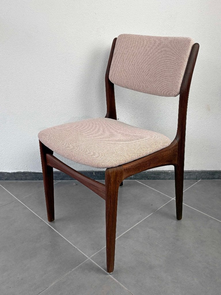 Vintage eetkamerstoel opnieuw gestoffeerd, Huis en Inrichting, Stoelen, Ophalen, Gebruikt, Overige kleuren, Vintage