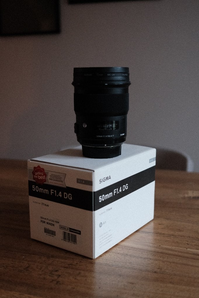 Sigma art 50mm f1.4 voor Nikon F-mount, Audio, Tv en Foto, Fotografie | Lenzen en Objectieven, Ophalen, Sigma, Zo goed als nieuw