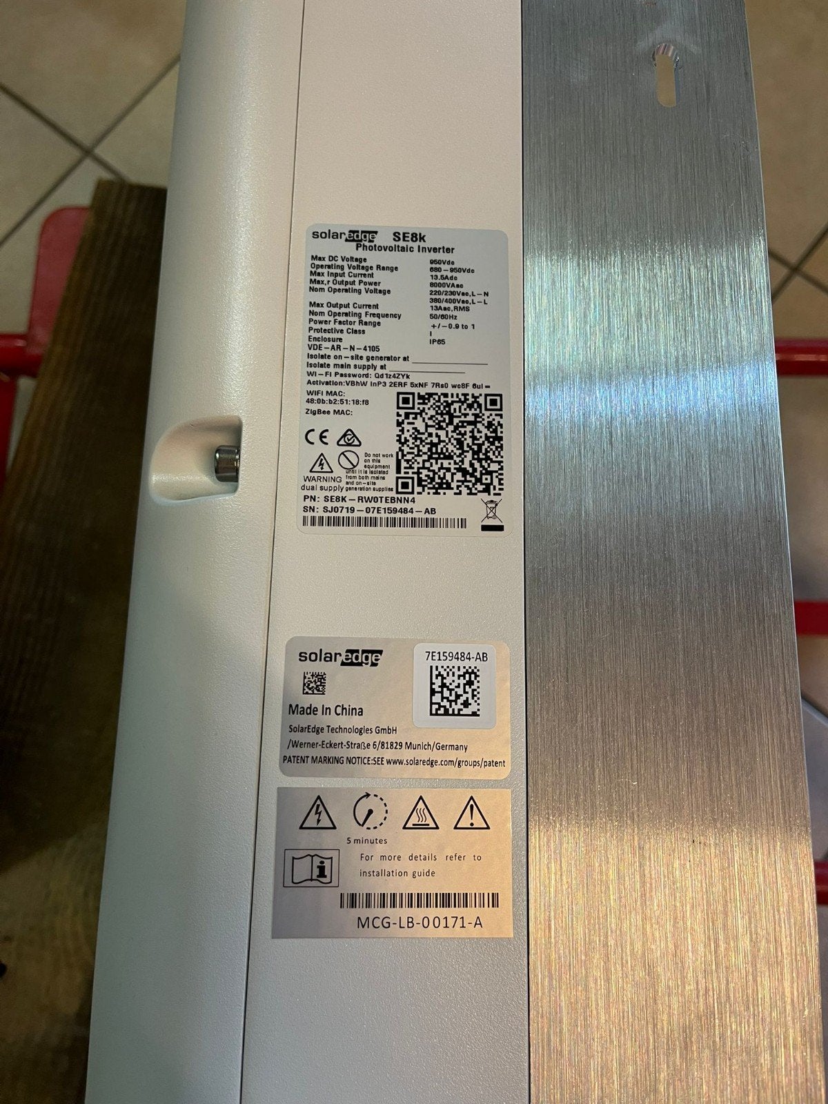 SolarEdge SE8K omvormer voor zonnepanelen, Ophalen, Overige typen