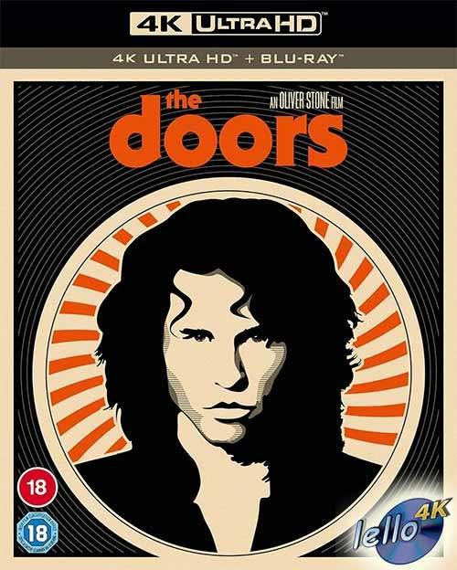 Blu-ray 4K: The Doors (1991 Val Kilmer, Meg Ryan) UK nietNLO, Ophalen of Verzenden, Nieuw in verpakking, Drama