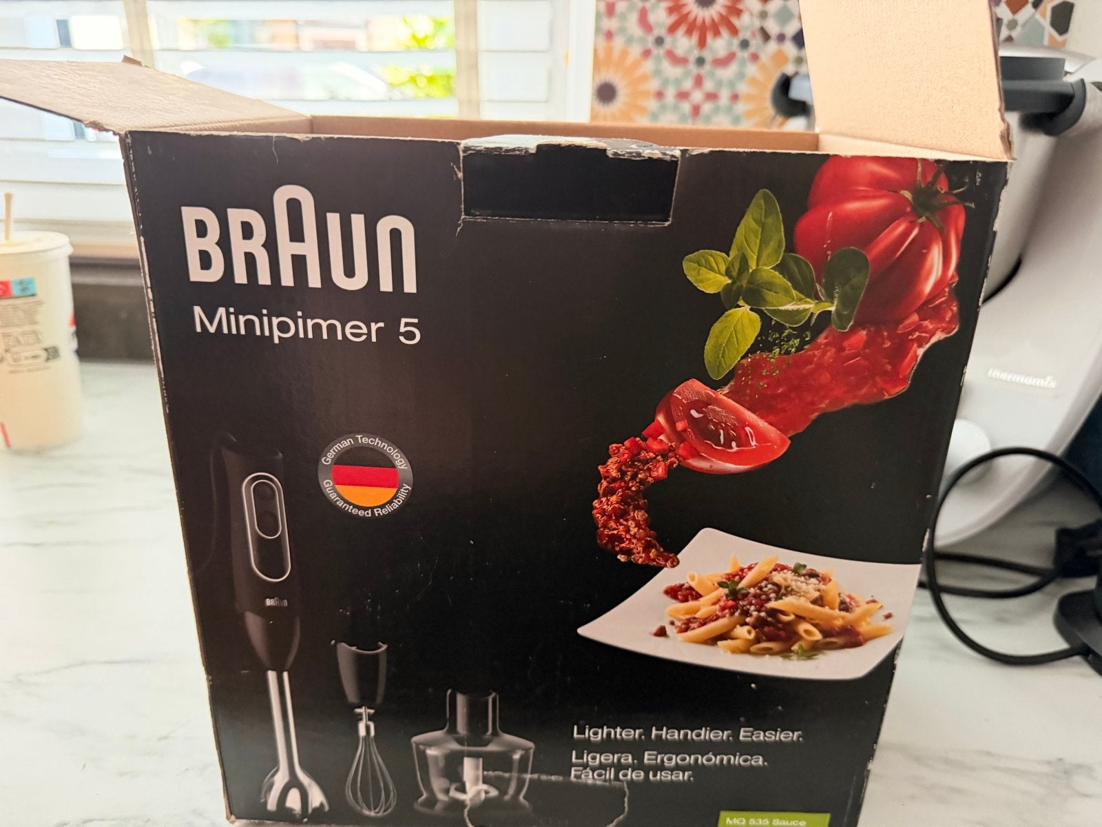 Braun Multiquick/Minipimer 5 Blender, Ophalen of Verzenden, Zo goed als nieuw, Blender