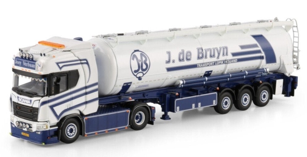 WSI SCANIA R HIGHLINE + TIPPER BULK TRAILER - J DE BRUIJN