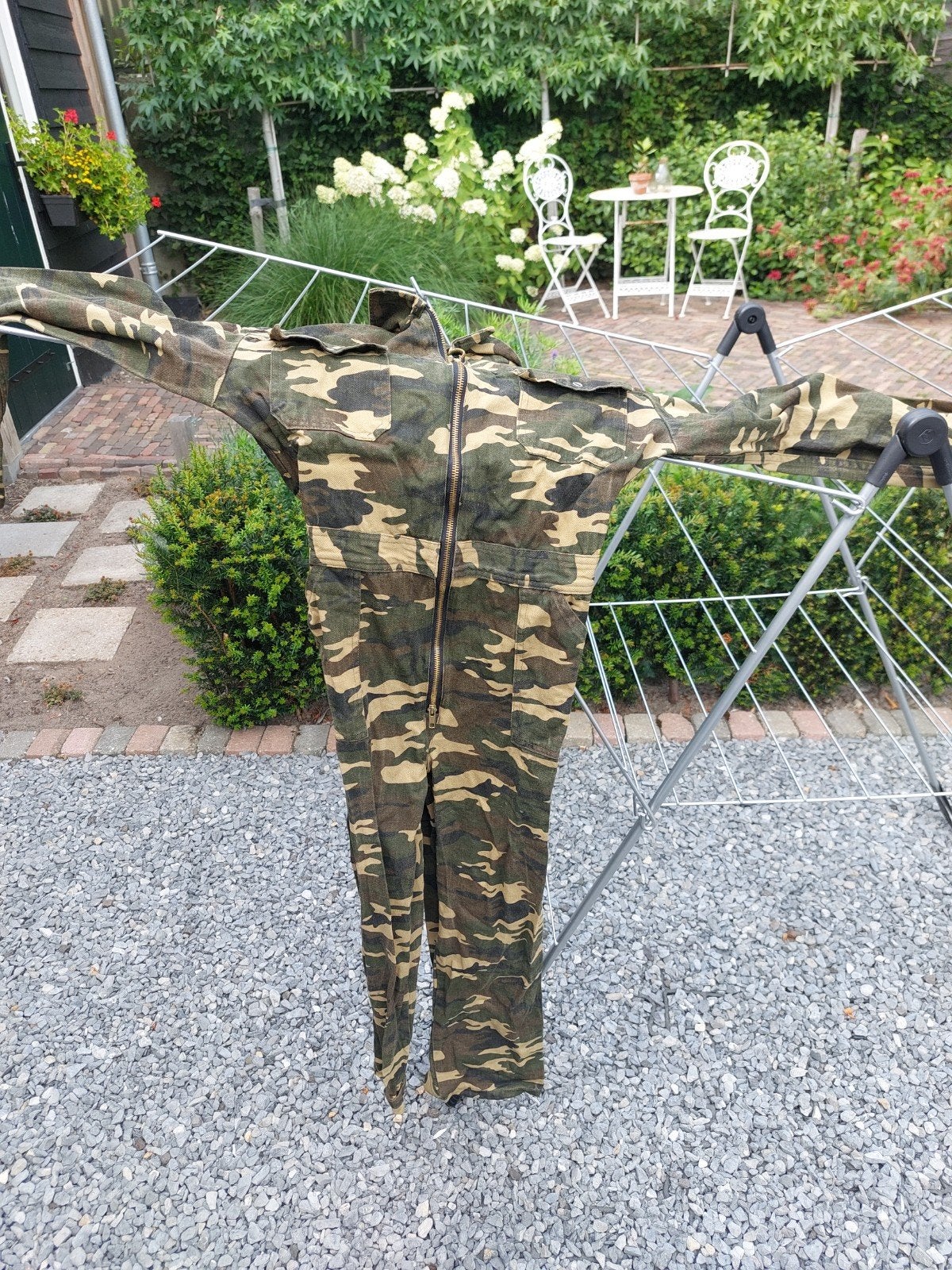 Camo overall maat 152, Ophalen of Verzenden, Zo goed als nieuw, MW