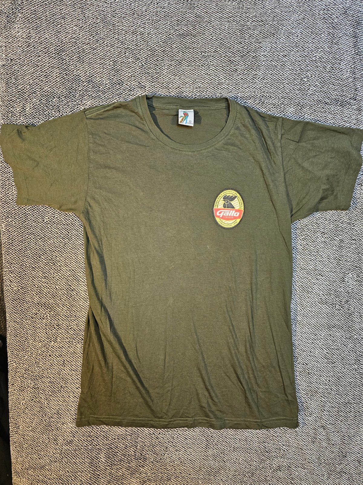 El Quetzal T-shirt met Gallo Cerveza print - Maat L, Maat 52/54 (L), Ophalen of Verzenden, El Quetzal, Gedragen