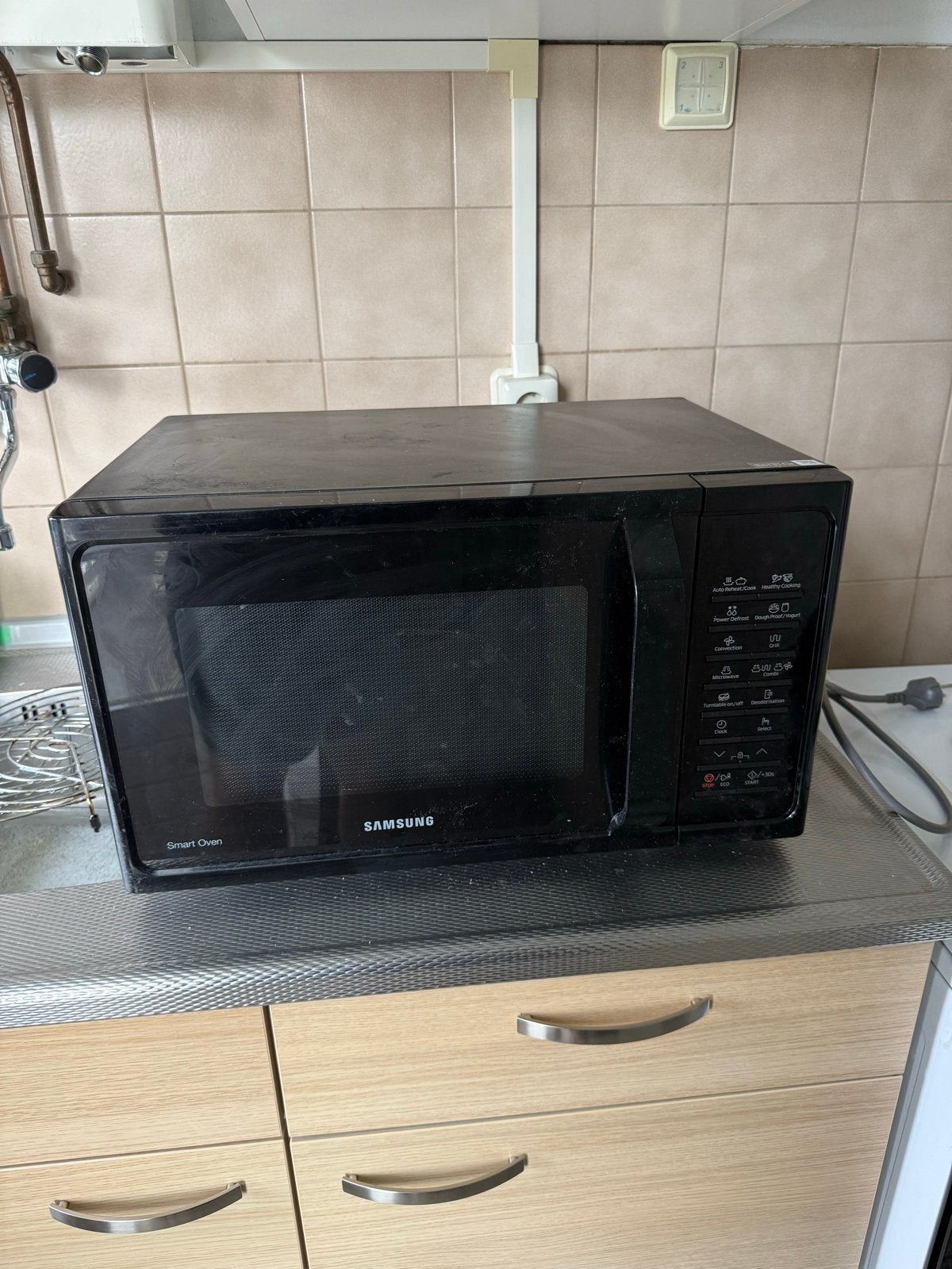 Zgan Samsung Smart Oven Combimagnetron - Zwart, Witgoed en Apparatuur, Magnetrons, Ophalen, Combimagnetron, Gebruikt, Grill