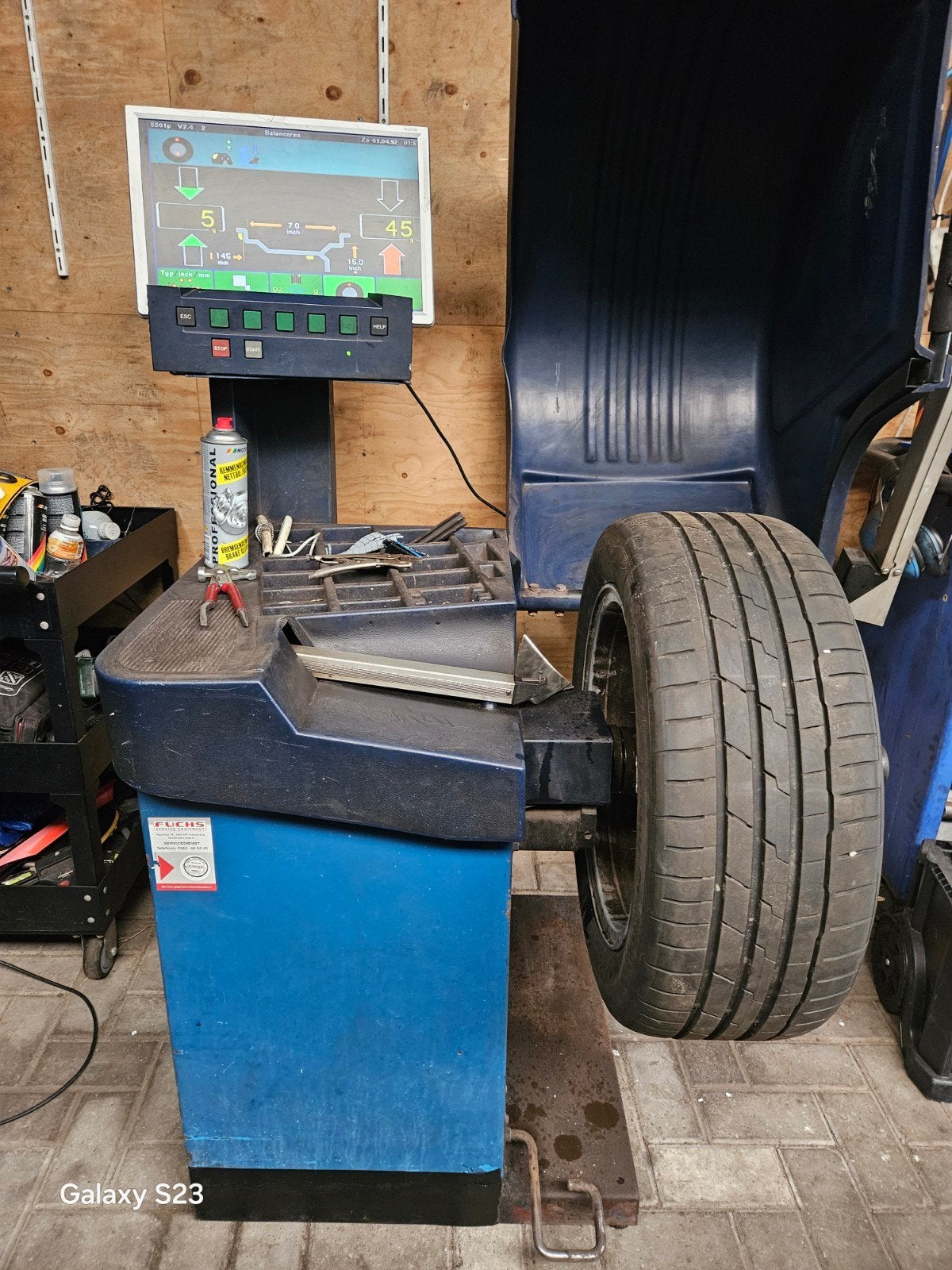 Hofman  balanceer aparaat, Auto diversen, Ophalen of Verzenden, Gebruikt