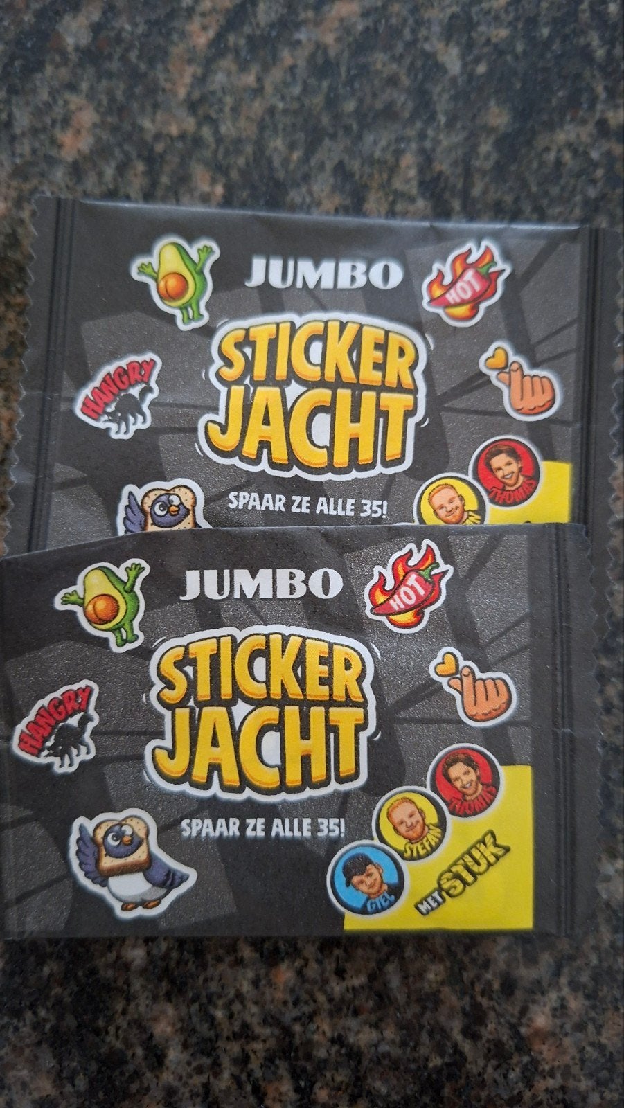 2x Jumbo Stickerjacht, Jumbo, Verzenden