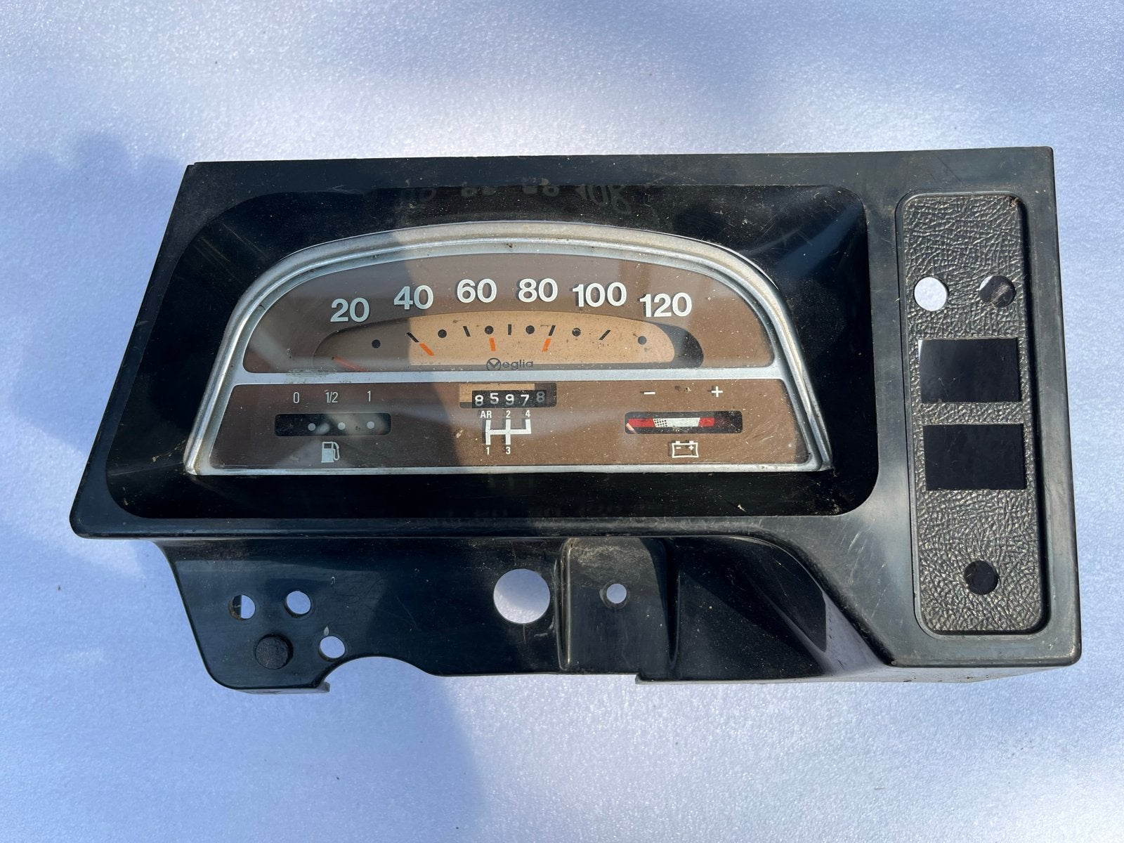 Citroën 2CV Citroën HY dashboard/snelheidsmeter met frame, Auto-onderdelen, Dashboard en Schakelaars, Ophalen of Verzenden, Gebruikt