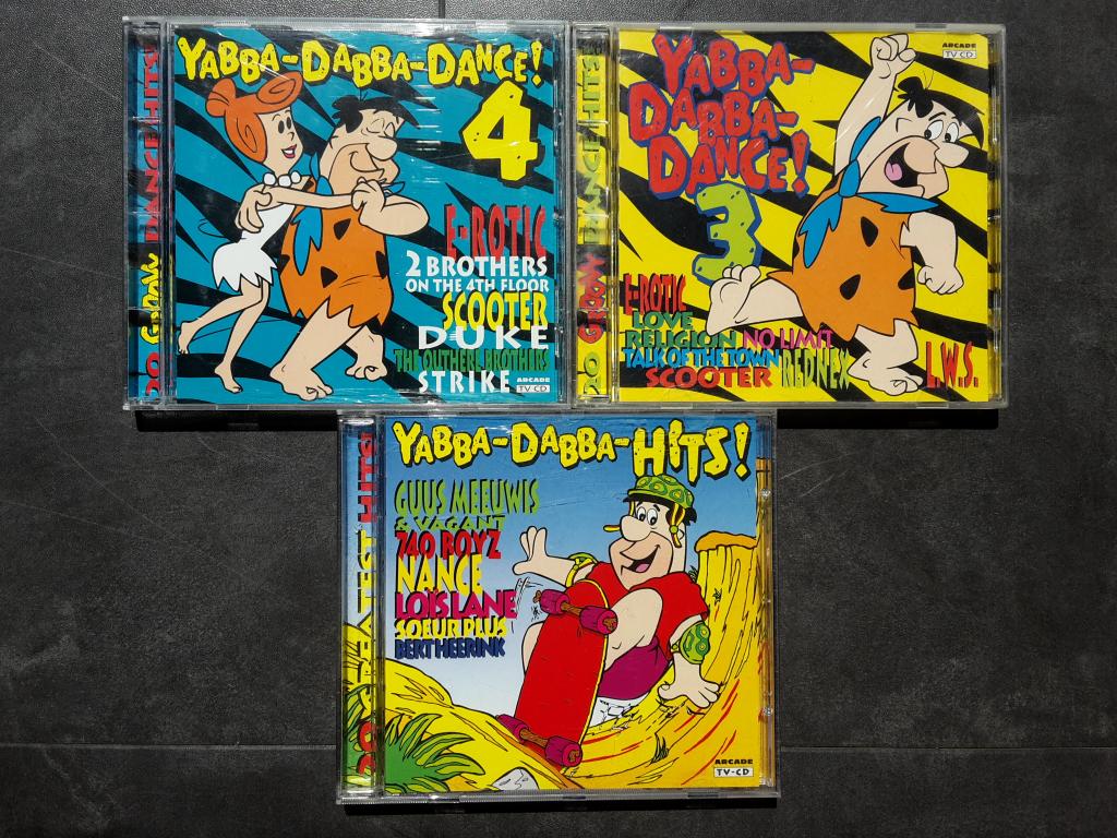 CD Set - Yabba dabba Dance 3, 4 & Hits - Dance House, Ophalen of Verzenden, Zo goed als nieuw, Dance Populair