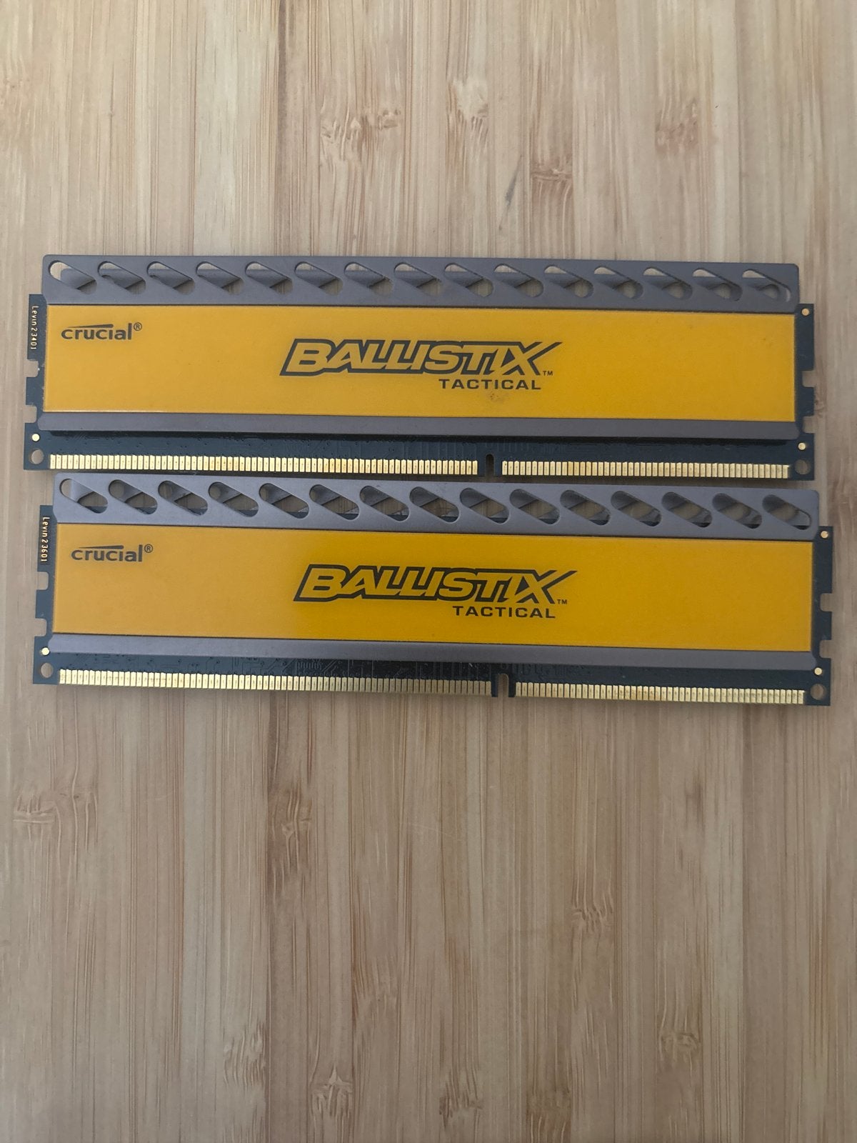 Crucial Ballistix Tactical DDR3 RAM - 2x4GB (8GB) totaal), Computers en Software, RAM geheugen, Gebruikt, 8 GB, DDR3, Ophalen of Verzenden