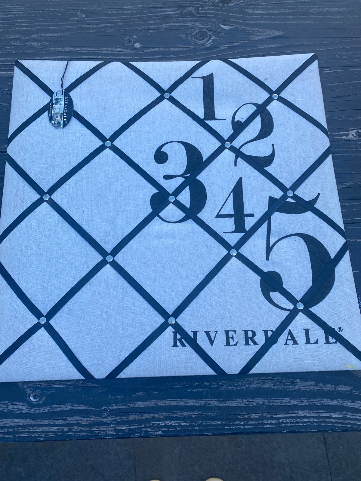 Mooi Riverdale memobord met cijfers, Huis en Inrichting, Ophalen of Verzenden, Gebruikt, Overige typen