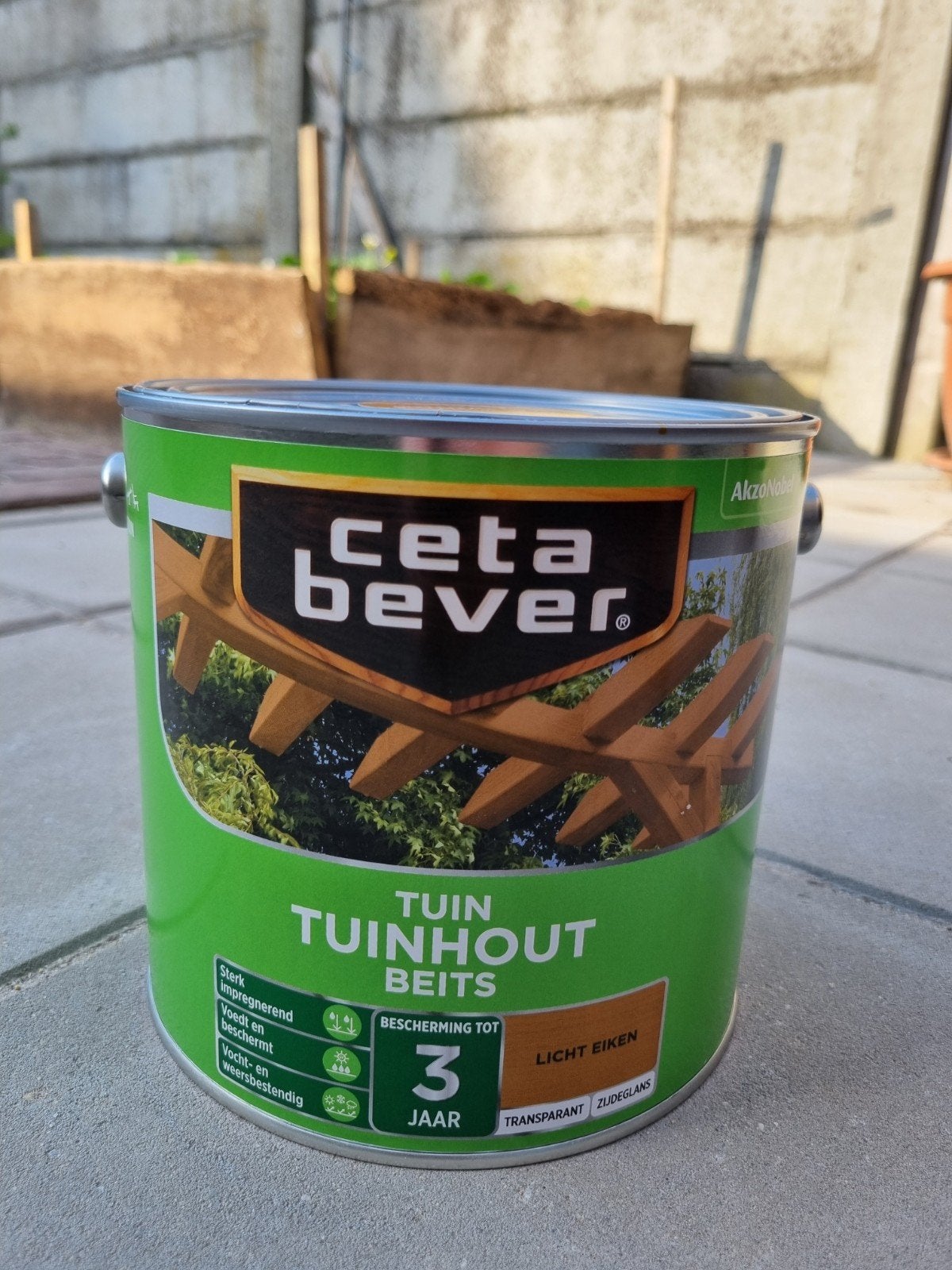 CetaBever Tuinhout Beits Licht Eiken - 23m² over, Ophalen