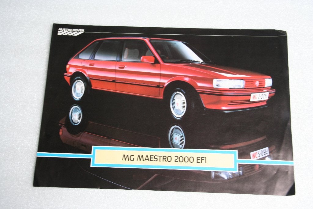 Folder / leaflet Austin MG Maestro 2000 EFi (circa 1985) 49, Ophalen of Verzenden, Gelezen, Overige merken